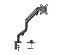 AISENS - DT32TSR-139 - Soporte de Mesa Eco Contrapeso Giratorio E Inclinable para Monitor/TV 8Kg (3 Pivotes, 1 Brazo) de 17-32, Negro
