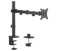 AISENS - DT32TSR-147 - Soporte de Mesa Eco Giratorio E Inclinable para Monitor/TV 9Kg (3 Pivotes, 1 Brazo) de 17-32, Negro