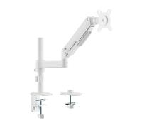 AISENS - DT32TSR-437 - Soporte DE Mesa Eco CONTRAPESO Giratorio E INCLINABLE para Monitor/TV 9KG (3 PIVOTES, 1 Brazo) DE 17-32, Blanco