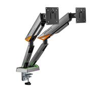 AISENS - DT38TSRRGB-349 soporte para monitor 96,5 cm (38"") Escritorio Negro, Blanco