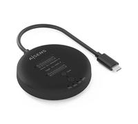 Aisens estacion de docking de doble bahia nvme a usb 3.2 gen2x2, clone, negro