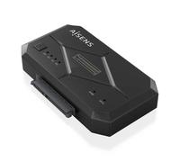 AISENS Estación de Docking SATA 2.5/3.5, M.2 NVMe a USB 3.0/3.1 Gen1, Clone, Neg