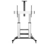 Soporte de Pie Inclinable con Ruedas y Manivela Aisens FT100TE-125 para TV 60-100'/ hasta 100kg