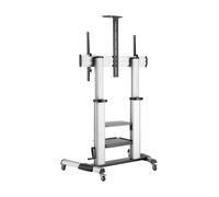 Aisens FT100TE-125 - Soporte de suelo móvil para TV y monitor 60" a 100"