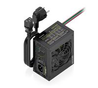 AISENS Fuente Alimentacion SFX 500W con Cable de Alimentacion OEM, Negra
