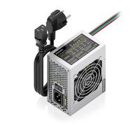 AISENS Fuente Alimentacion SFX 500W con Cable de Alimentacion OEM, Plata