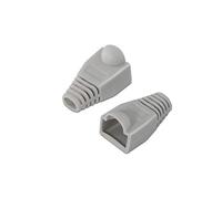 Paquete de 10 cubiertas para conectores de red RJ45 (grises) - AISENS