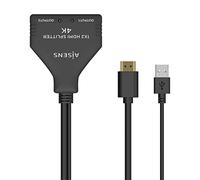 Splitter Duplicador HDMI 4K 30Hz con Cable de Alimentación USB (30cm) - AISENS