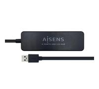 Aisens Hub USB 3.0 A106-0399 - 4 puertos Tipo A, 30 cm, negro