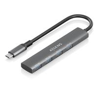 Aisens hub usb 3.1 usb-c, usb-c/m-4x tipo a/h, gris, 15cm