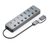 Aisens hub usb3.1 gen1 usb-c usb-a, usb-c/m+usb-a/m-4xusb-a/h+3xusb-c/