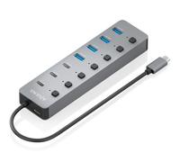 Aisens hub usb3.2 gen2 10g usb-c, usb-c/m-4xusb-a/h+3xusb-c/h+1xusb-c/
