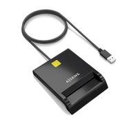 AISENS Lector de Tarjeta Inteligente DNI USB-C. Negro