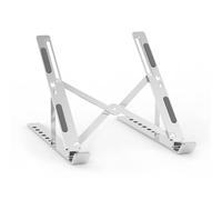 AISENS - LPS2M-173 - Soporte de Sobremesa Ajustable para Portatil/Tablet, Plata