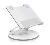 Aisens Soporte De Sobremesa Giratorio Ajustable Para Portatil / Tablet 7-13, Plata