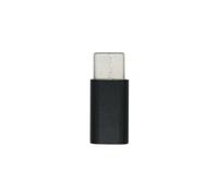 AISENS - Mini Adaptador USB-? USB 2.0, Tipo Micro-B/H-USB-?/M, Negro
