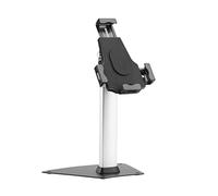 AISENS - MS1P03-113 - Soporte ANTIROBO DE SOBREMESA Ajustable (1 PIVOTE) para Tablet, Negro