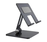 AISENS - MS2PXXL-183 - Soporte de Sobremesa Tamaño XXL Ajustable (2 Pivotes) para Movil/Tablet, Gris