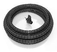 AISENS Organizador de cable en espiral 25mm Negro 10 0m A151-0900