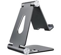 Aisens Soporte con Pivotes para Tablet/Smartphone hasta 8" Gris