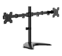 Aisens Soporte De Mesa Con Peana Eco Giratorio E Inclinable Para Monitor/Tv 10kg (3 Pivotes, 2 Brazos) De 17-32, Negro