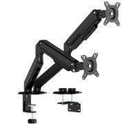 AISENS Soporte de Mesa Eco Contrapeso Giratorio e Inclinable para Monitor TV 9KG 3 Pivotes 2 Brazos de 17 32 Negro
