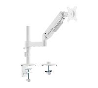 AISENS - DT32TSR-437 - Soporte DE Mesa Eco CONTRAPESO Giratorio E INCLINABLE para Monitor/TV 9KG (3 PIVOTES, 1 Brazo) DE 17-32, Blanco