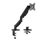 AISENS Soporte de Mesa Eco Contrapeso Giratorio e Inclinable para Monitor TV 9KG 3 Pivotes 1 Brazo de 17 32 Negro