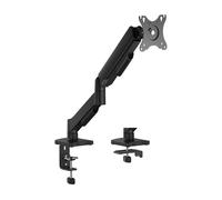 AISENS Soporte de Mesa Eco Contrapeso Giratorio e Inclinable para Monitor/TV 9KG (3 Pivotes, 1 Brazo) de 17"-32", Negro