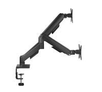 AISENS - Soporte de Mesa Eco Contrapeso Giratorio e Inclinable para Monitor/TV 9KG (3 Pivotes, 2 Brazos) de 17""-32"", Negro