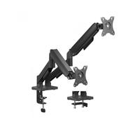 Soporte de Mesa con Contrapeso para 2 Monitores Aisens DT32TSR-357/ Giratorio/ Inclinable/ hasta 9kg