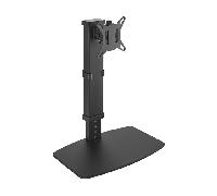 AISENS - DT32TSR-115 - Soporte DE Mesa Eco Giratorio E INCLINABLE para 1 Monitor 8KG (1 PIVOTE, 1 Brazo) DE 17-32, Negro