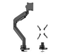 AISENS - Soporte de mesa pro contrapeso giratorio e inclinable para monitor/TV 27kg (3 pivotes, 1 brazo) de 24-57, Negro