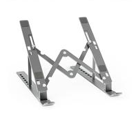 Soporte de Mesa Ajustable para Computadora y Tablet (Gris) - AISENS