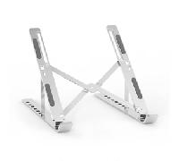 Soporte de Mesa Ajustable para Computadora y Tablet (Plata) - AISENS