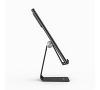 AISENS - Soporte De Sobremesa Tamaño M Ajustable (1 Pivote) Para Movil / Tablet, Negro