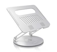 Aisens Soporte de Sobremesa XL Giratorio Ajustable para Portátil/Tablet 10-17 Plata