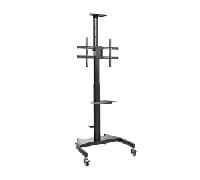 Soporte de Pie Inclinable/ Giratorio con Ruedas y Manivela Aisens FT70TE-169 para TV 37-70'/ hasta 50kg