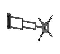 Soporte de Pared Aisens WT65TSLE-385 Giratorio Inclinable Nivelable 23-65" VESA 400x400mm Acero 35kg Negro