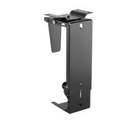 AISENS - Soporte Giratorio y Altura Personalizable para CPU por Debajo de Escritorio con Mango de Bloqueo Fácil