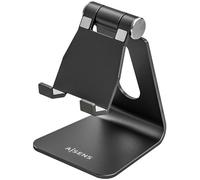 AISENS Soporte De Sobremesa Tamaño M Ajustable (1 Pivote) Para Movil / Tablet. Negro