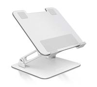 AISENS Soporte portátil/tableta aluminio 7-13", ajustable, plegable, plata, antideslizante