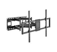 Aisens Soporte pared WT120TSLE-163 TV 60-120" 120kg Giratorio Inclinable Nivelable Negro