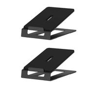 AISENS - SPK08U-427 - Soporte Universal DE SOBREMESA para Altavoces, Negro