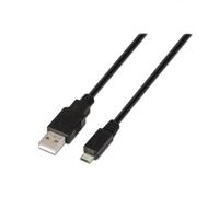 Aisens Cable USB A101-0027 USB 2.0 A a Micro-B 0,8 m Negro