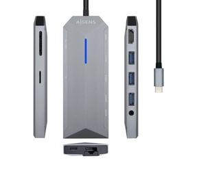 Aisens USB 3.2 Tipo C Combo Adapter