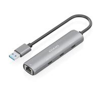 Aisens USB-a 3.0 Dock a rj45 hub 3xusb-c 15cm