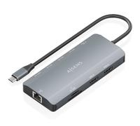 Aisens usb-c dock 12 en 1, usb-c a 2xhdmi, 1xrj45, 3xusb-a, 1xusb-c, 1