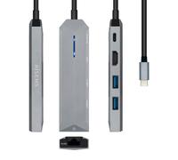 AISENS - ASUC-5P003-GR - USB-C Docking 5 IN 1, Grey