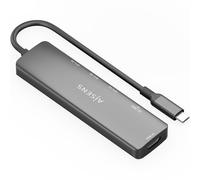 Aisens usb-c dock 6 en 1, usb-c a, 1x hdmi, 3x usb-a, 1x sd, 1x micros